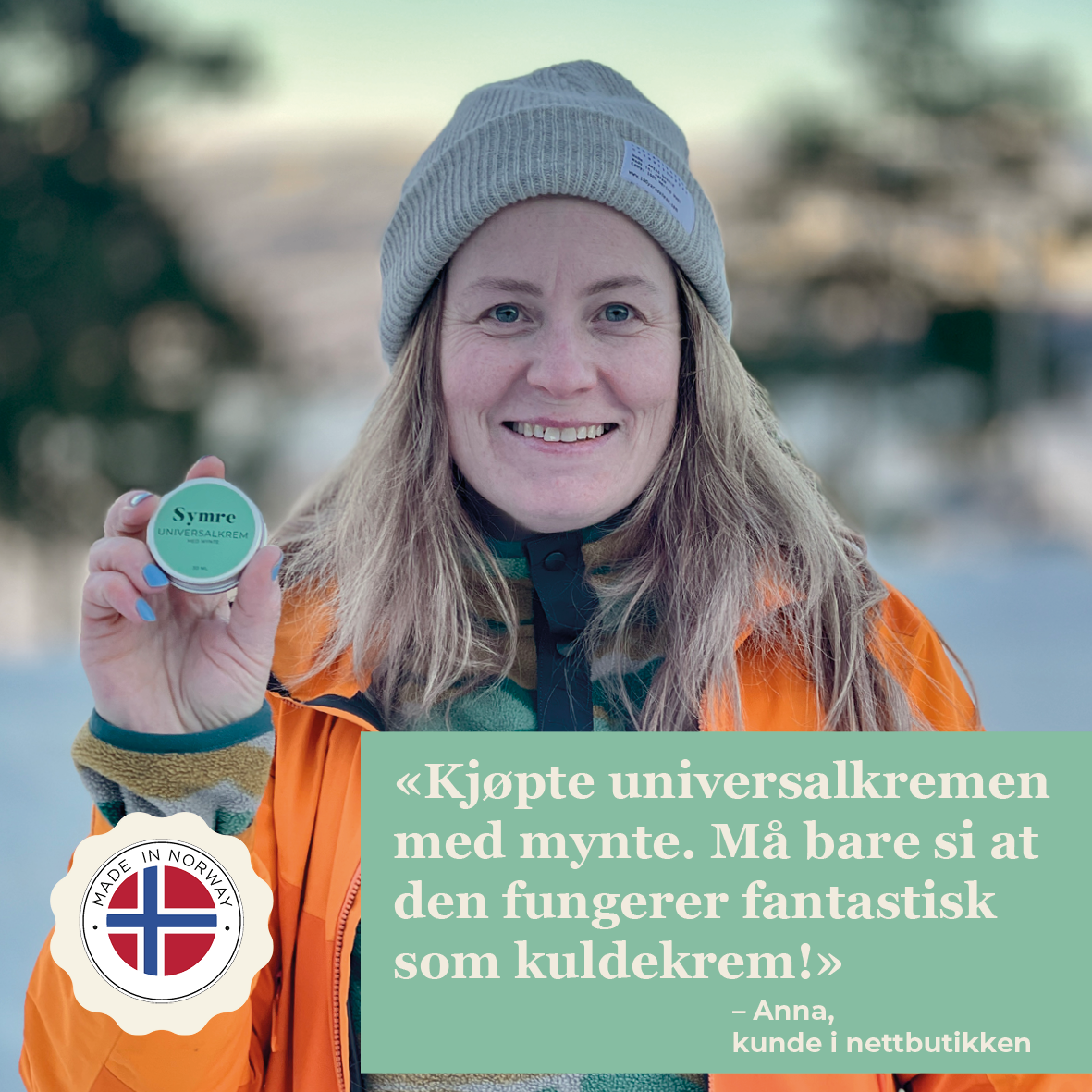 Universalkrem med mynte – god til eksem og som kuldekrem