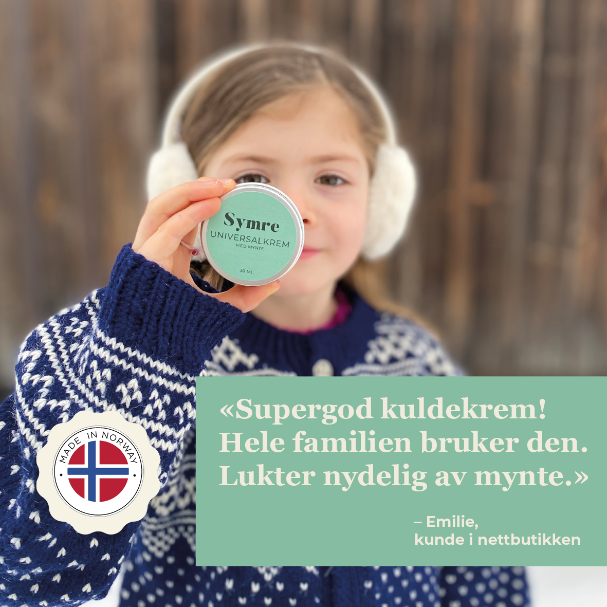 Universalkrem med mynte – god til eksem og som kuldekrem