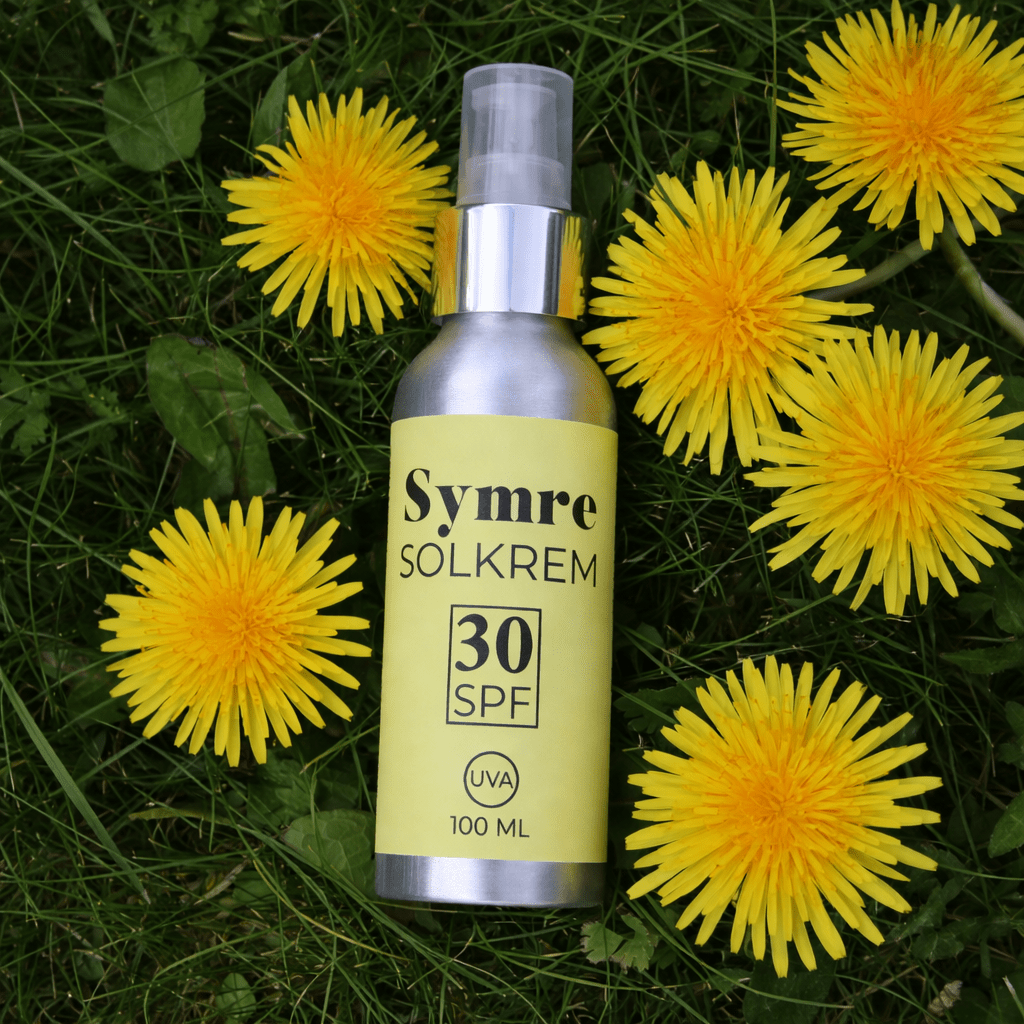 Solkrem SPF 30 med lavendel – 100 % naturleg - Symrehudkrem