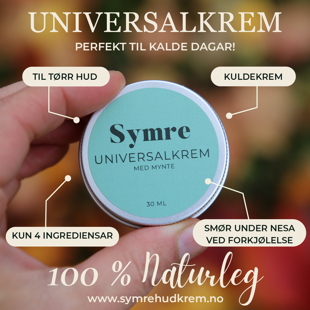 Universalkrem med mynte – god til eksem og som kuldekrem