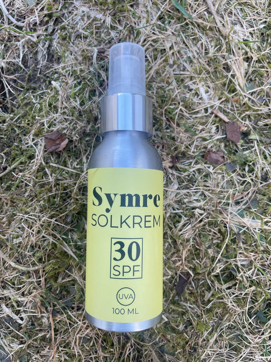 Solkrem SPF 30 med lavendel – 100 % naturleg, ingen skumle stoff!