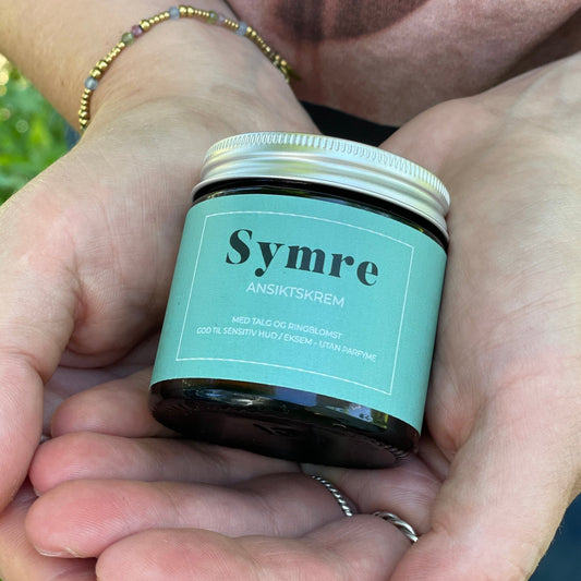 NYHEIT! Ansiktskrem naturell – uten parfyme, god til eksem - Symrehudkrem