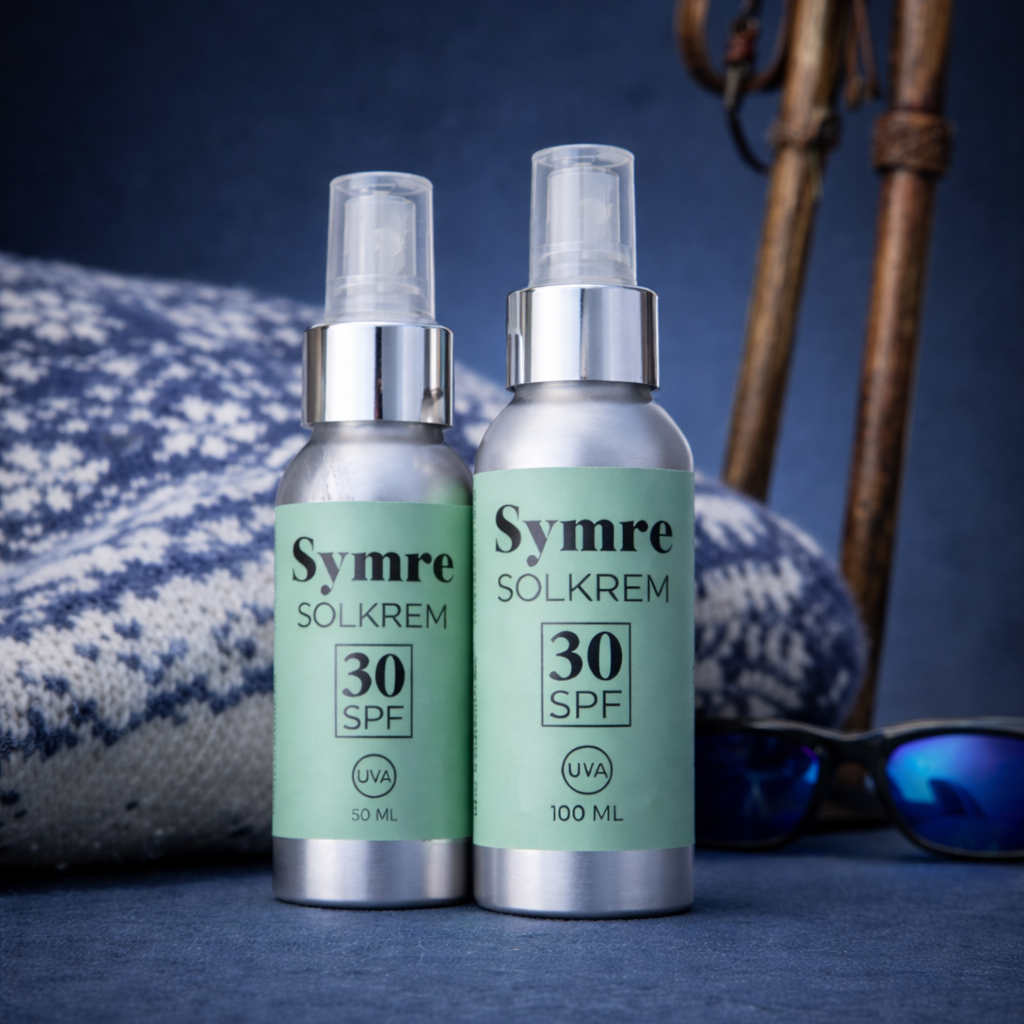 Solkrem SPF 30 naturell – 100 % naturleg, uten parfyme