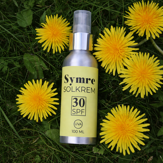 Solkrem SPF 30 med lavendel – 100 % naturleg